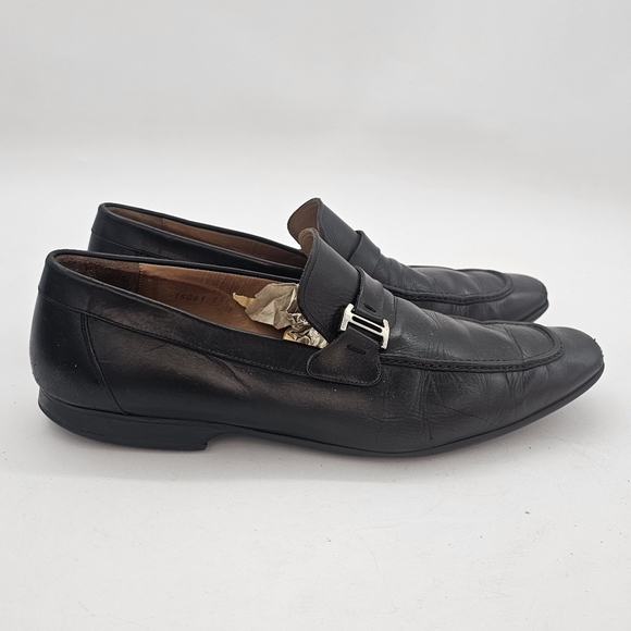 Magnanni Lino Buckle Loafers – Men’s Size 11.5 Black Leather , Made In SPAIN - Picture 4 of 12